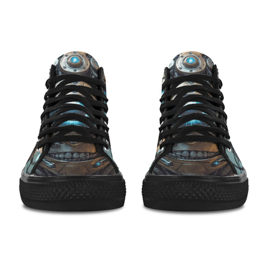 SssidewinderssS - Deliberately Dumbfounded Vancouver High Top Canvas Men's Shoes (Model1013-1)
