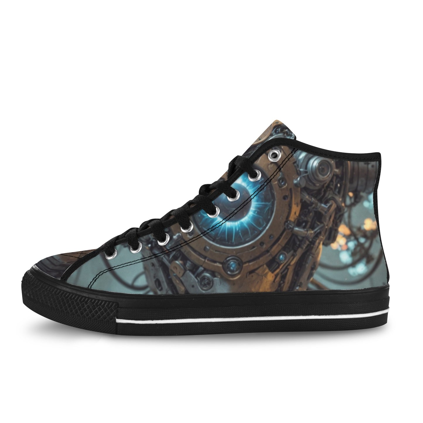 SssidewinderssS - Deliberately Dumbfounded Vancouver High Top Canvas Men's Shoes (Model1013-1)