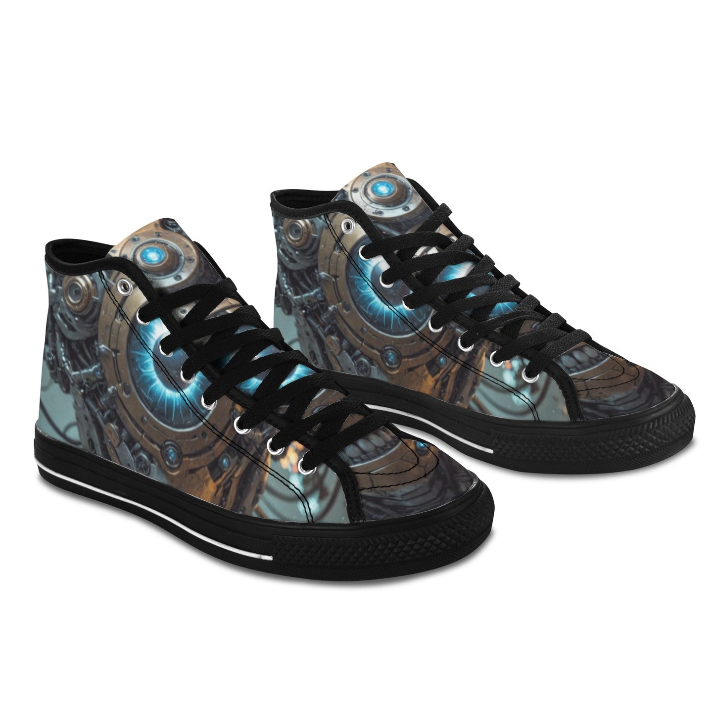 SssidewinderssS - Deliberately Dumbfounded Vancouver High Top Canvas Men's Shoes (Model1013-1)