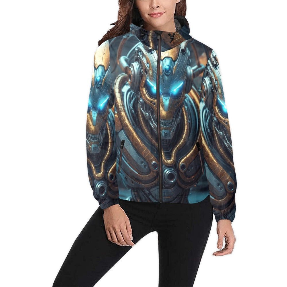 SssidewinderssS - Body Buzz Unisex All Over Print  Hooded Windbreaker (Model H23)