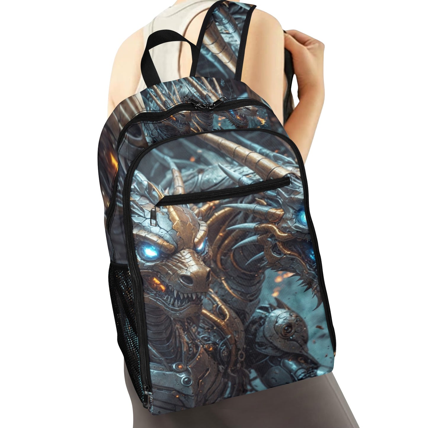 SssidewinderssS - Raise the Dragon Banner All Over Print Leisure Sports Backpack (Model 1741)
