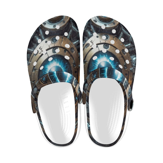 SssidewinderssS - Deliberately Dumbfounded Custom Print Adults Clogs